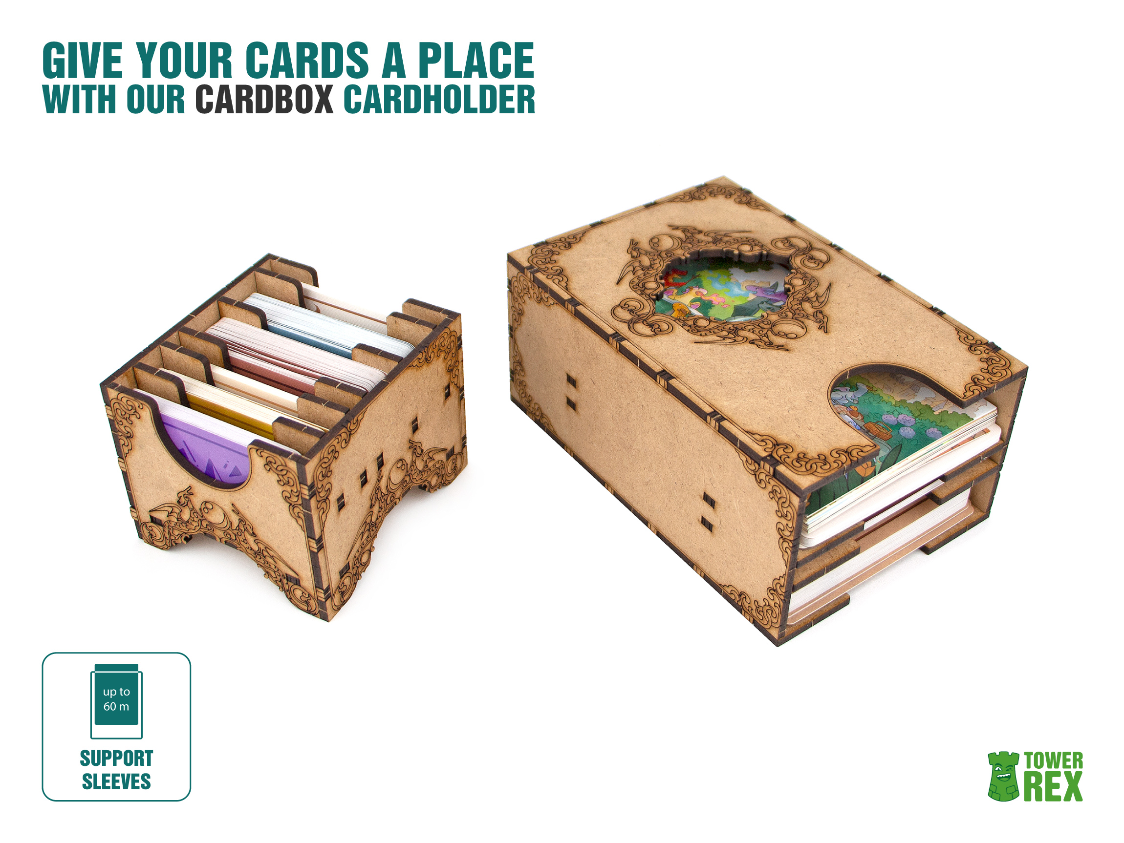 Organizer for Flamecraft with 7 Dragons Tray, Insert Compatible